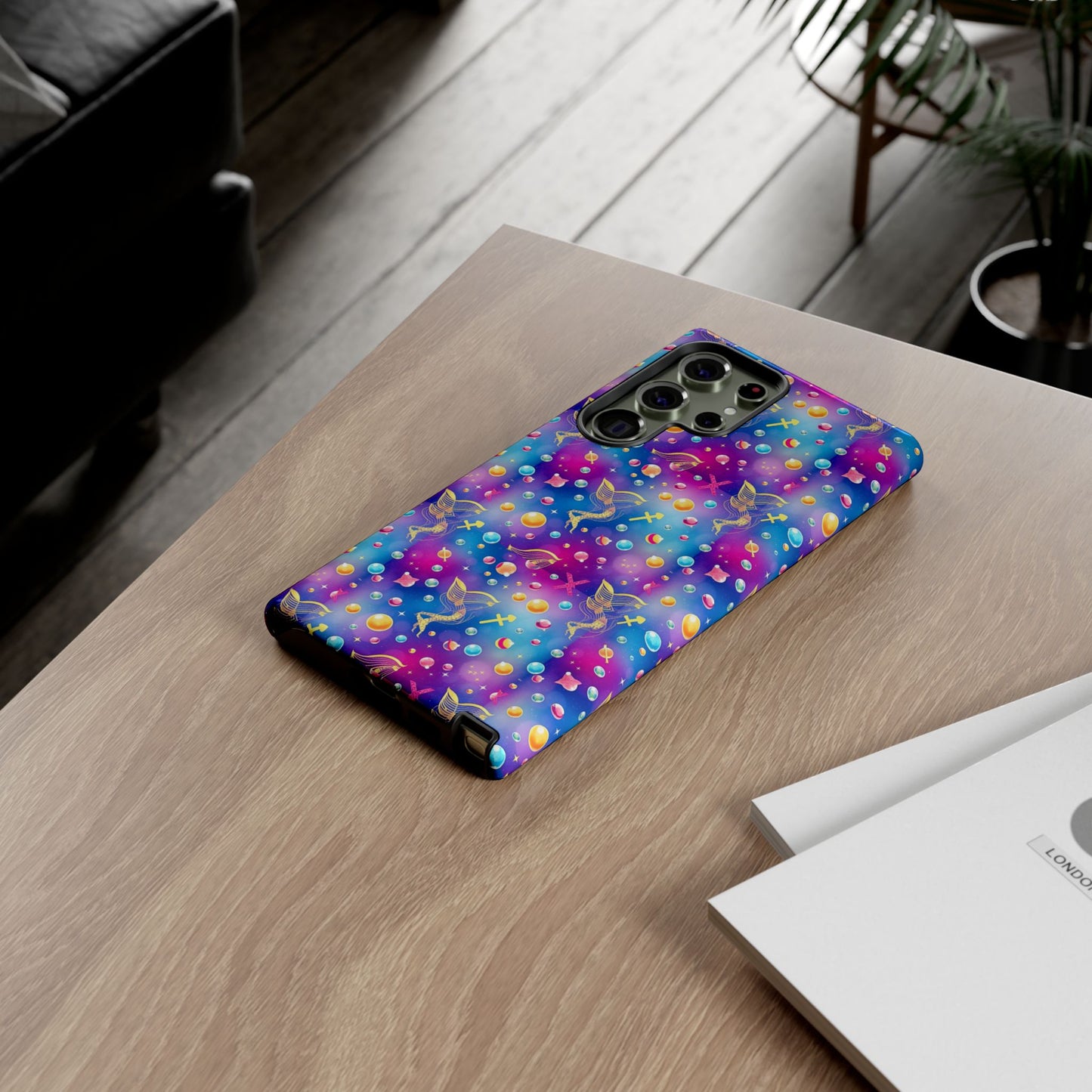 Tough Cases, Sagittarius, Zodiac v3, Bubble Pattern