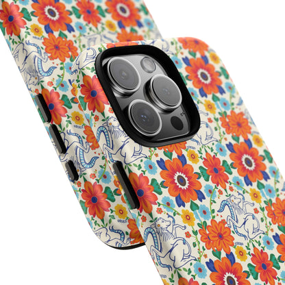 Tough Cases, Virgo, Zodiac v4, Flower Pattern