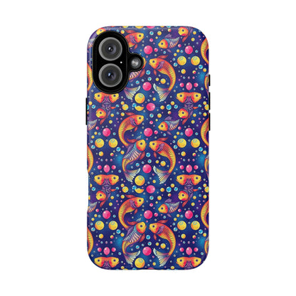 Tough Cases, Pisces, Zodiac, Bubble Pattern