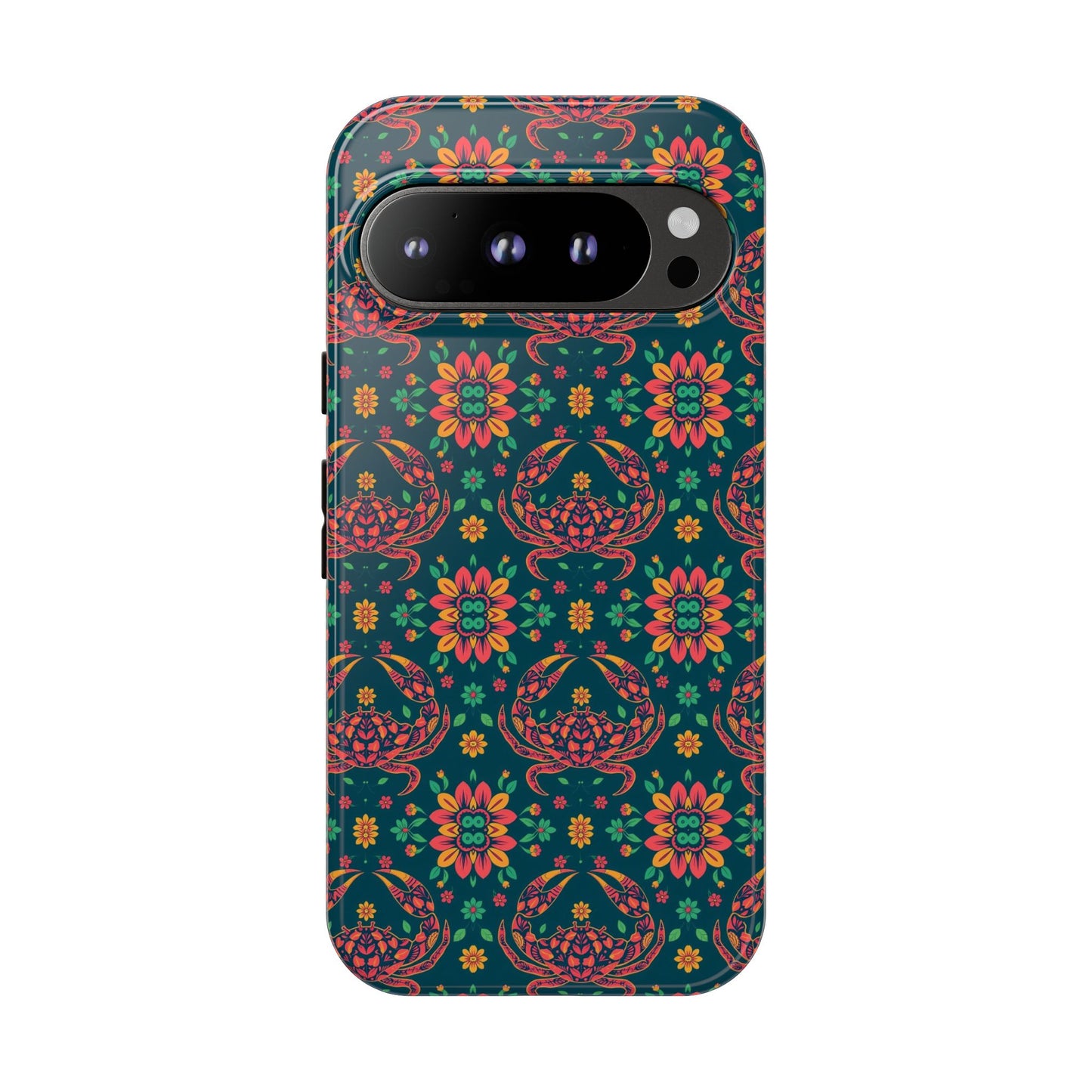 Tough Cases, Cancer, Zodiac v4, Flower Pattern