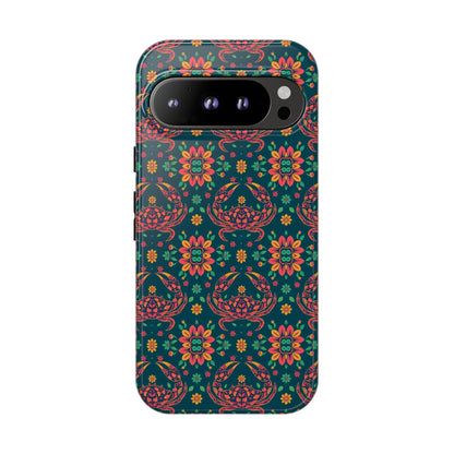 Tough Cases, Cancer, Zodiac v4, Flower Pattern