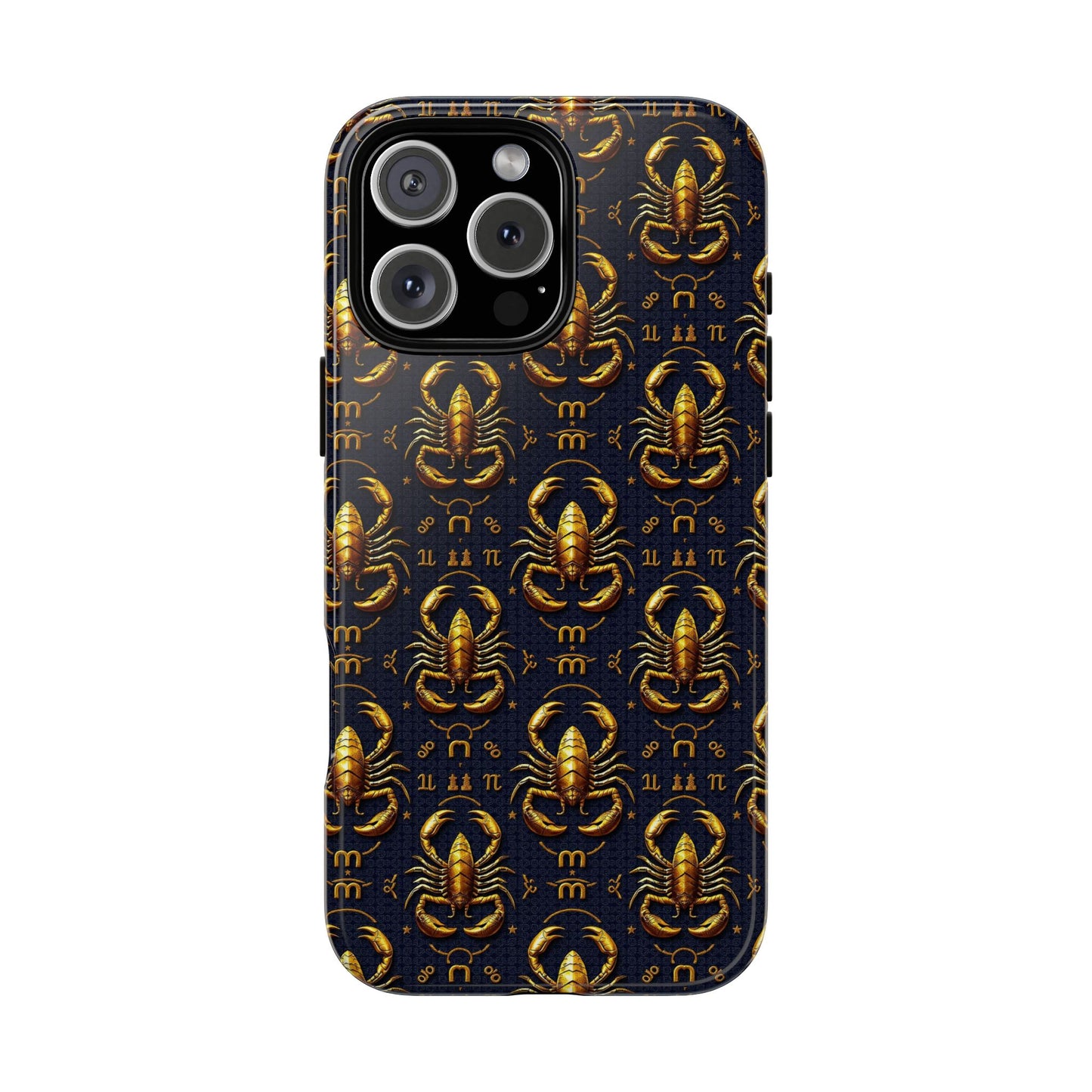 Tough Cases, Scorpio, Zodiac, Metal Pattern