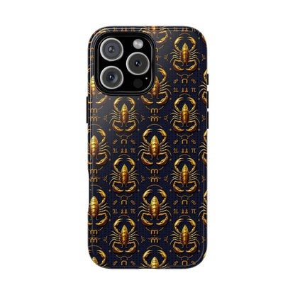 Tough Cases, Scorpio, Zodiac, Metal Pattern