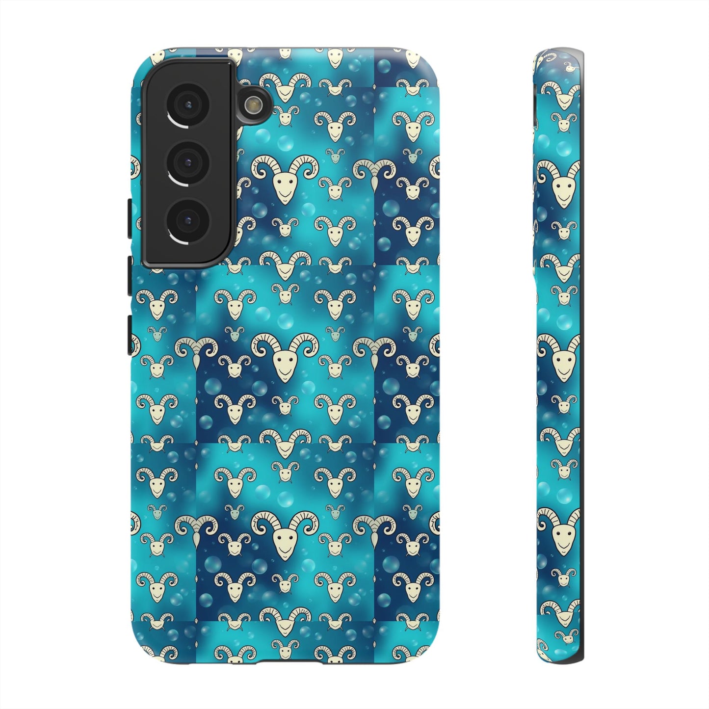 Tough Cases, Aries, Zodiac v1, Bubble Pattern