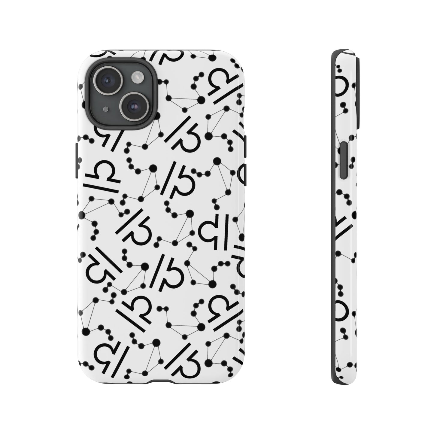 Tough Cases with the Libra Zodiac sign for iPhone, Samsung Galaxy, and Google Pixel devices