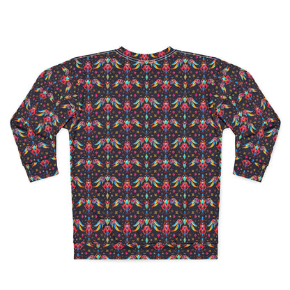 Unisex Sweatshirt (AOP), Virgo, Zodiac v4, Jewel Pattern