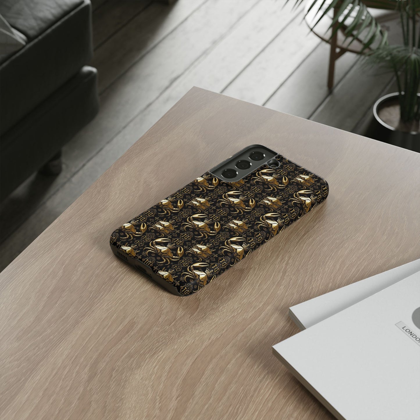 Tough Cases, Cancer, Zodiac, Metal Pattern