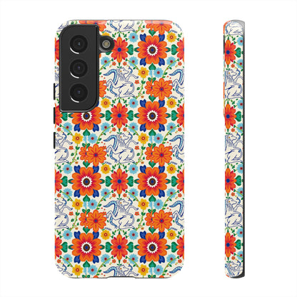 Tough Cases, Virgo, Zodiac v4, Flower Pattern