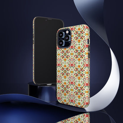 Tough Cases, Aries, Zodiac, Flower Pattern
