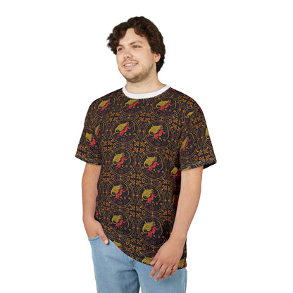 Unisex Cut & Sew T-Shirt, AOP, Sagittarius, Zodiac v1, Pattern