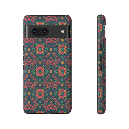 Tough Cases, Cancer, Zodiac v4, Flower Pattern