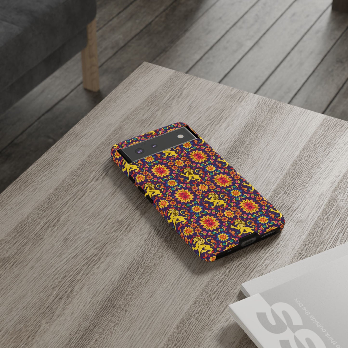 Tough Cases, Leo, Zodiac, Flower Pattern