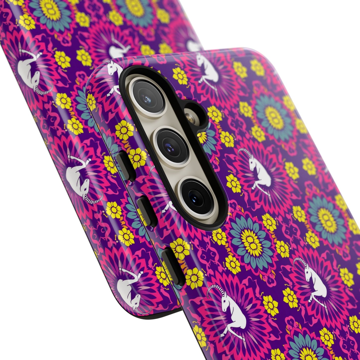 Tough Cases, Capricorn, Zodiac, Flower Pattern