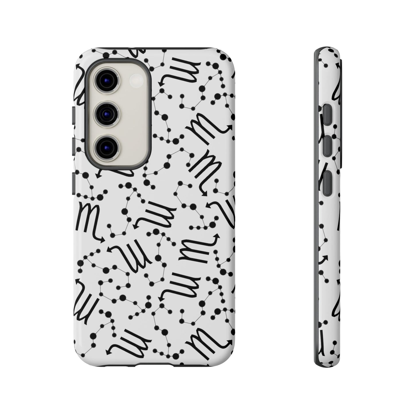 Tough Cases with the Scorpio Zodiac sign for iPhone, Samsung Galaxy, and Google Pixel devices