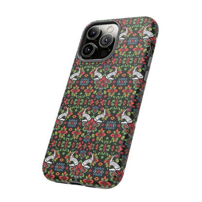 Tough Cases, Taurus, Zodiac v2, Flower Pattern
