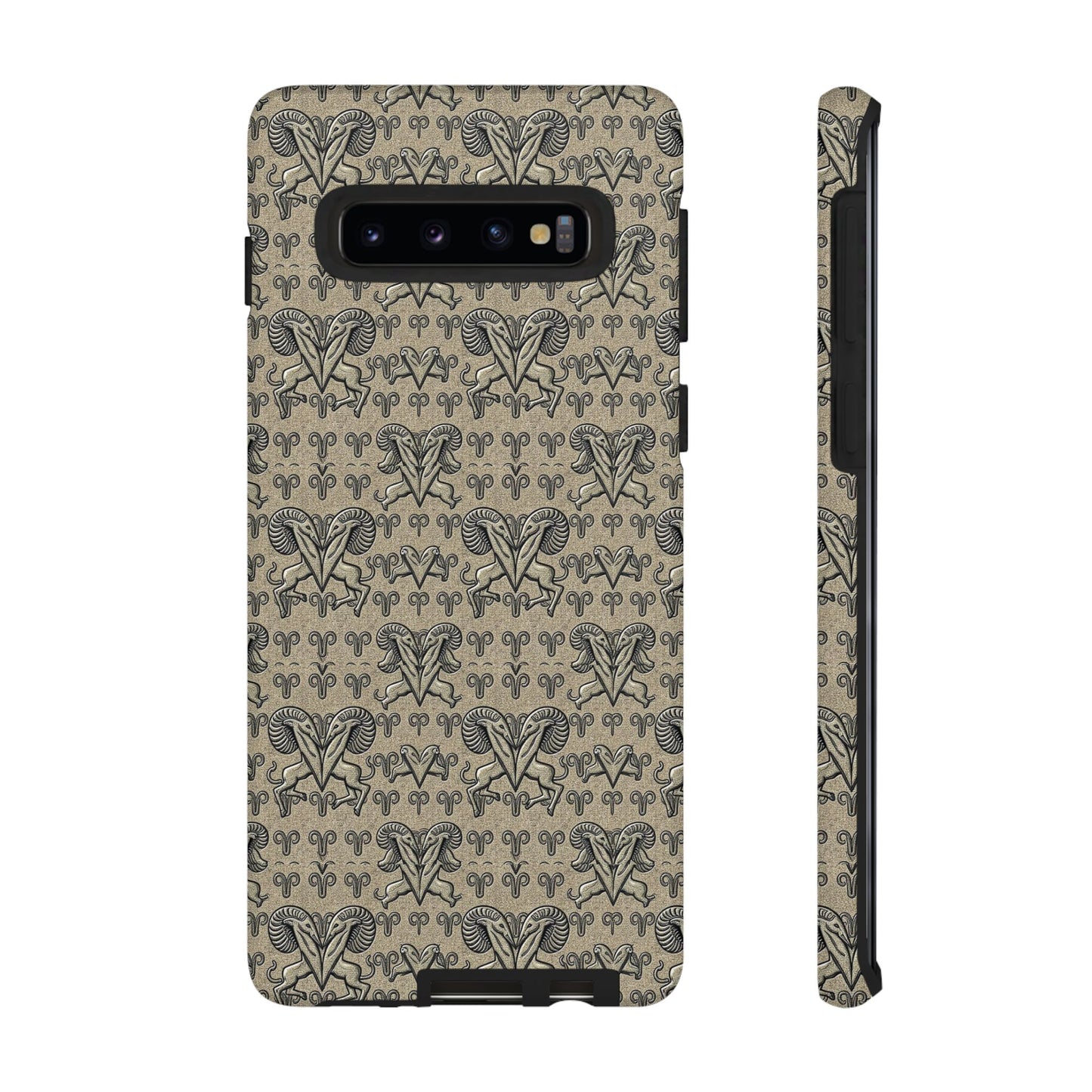 Tough Cases, Aries, Zodiac, Metal Pattern