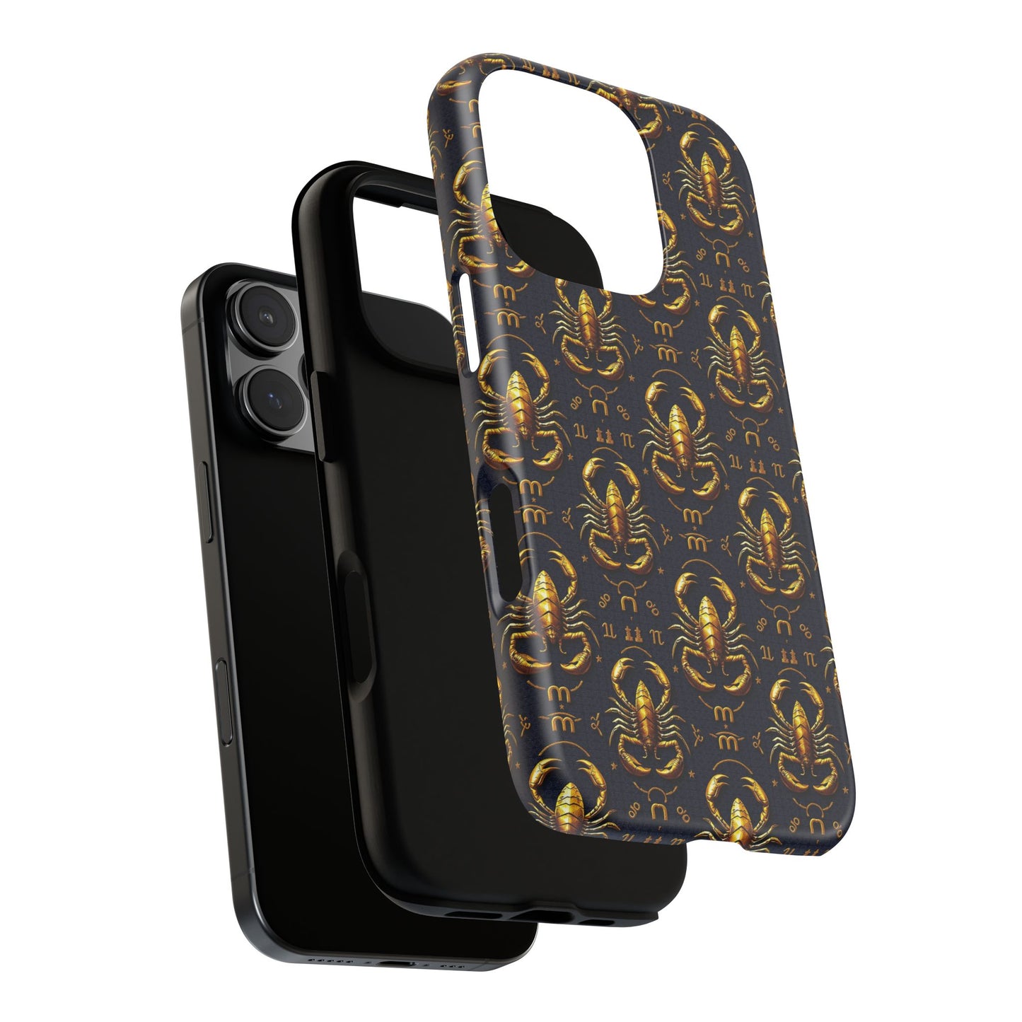 Tough Cases, Scorpio, Zodiac, Metal Pattern