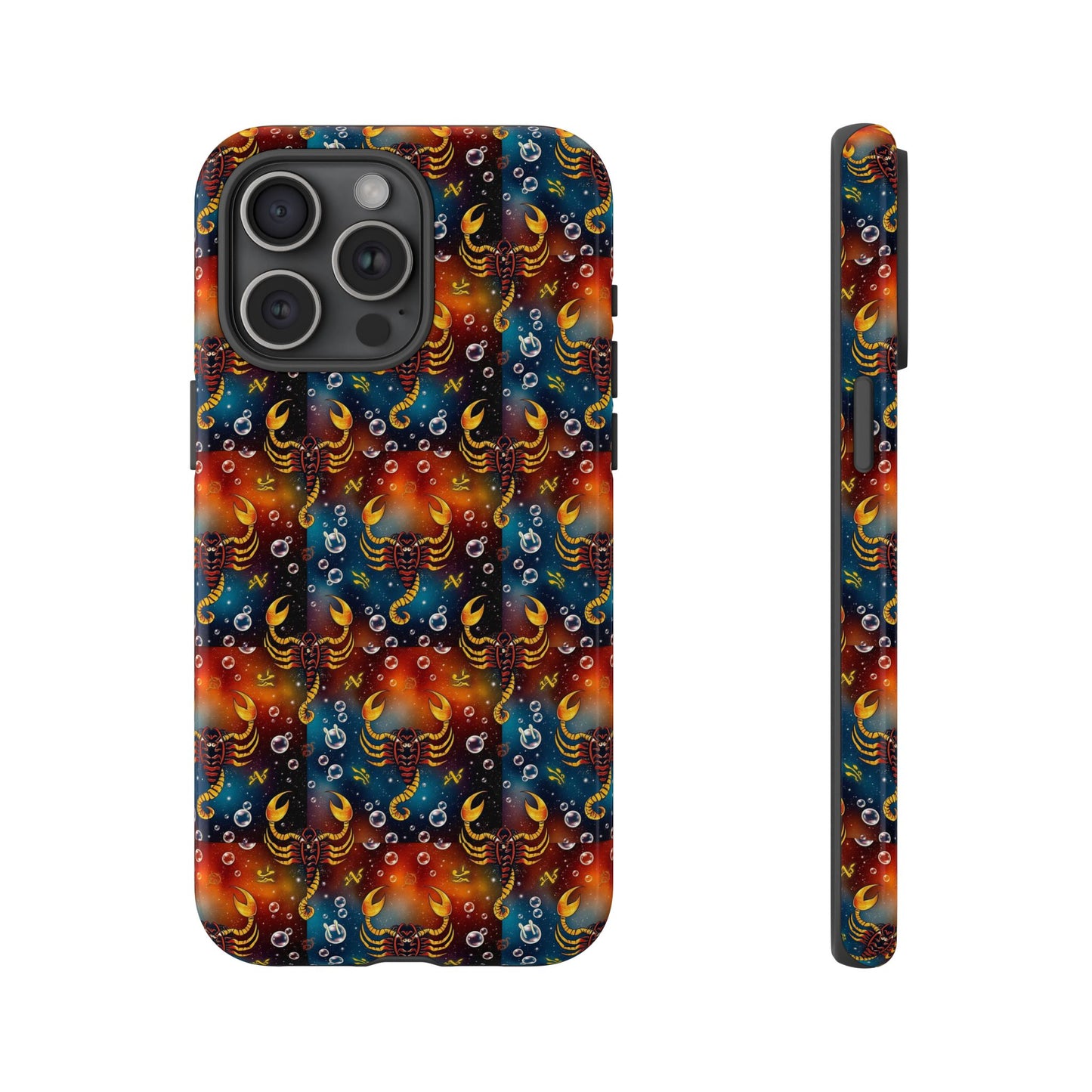 Tough Cases, Scorpio, Zodiac v2, Bubble Pattern