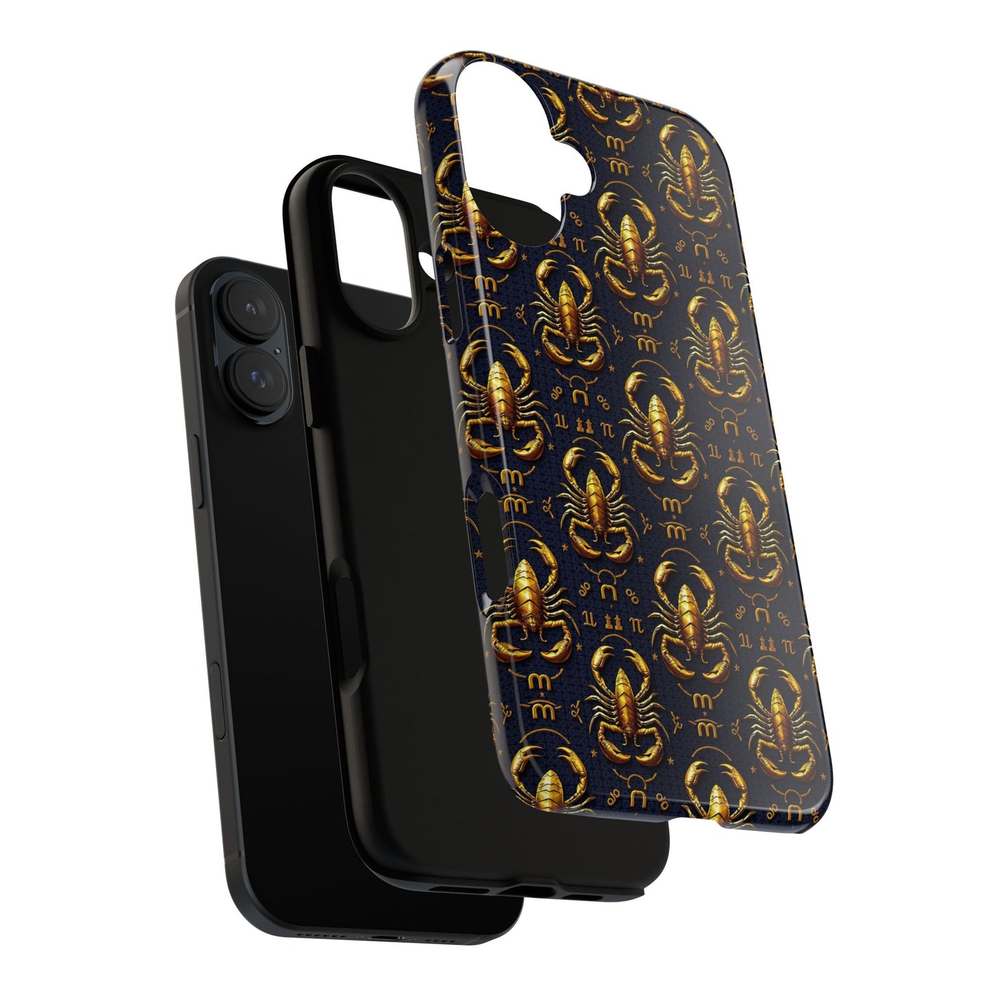 Tough Cases, Scorpio, Zodiac, Metal Pattern