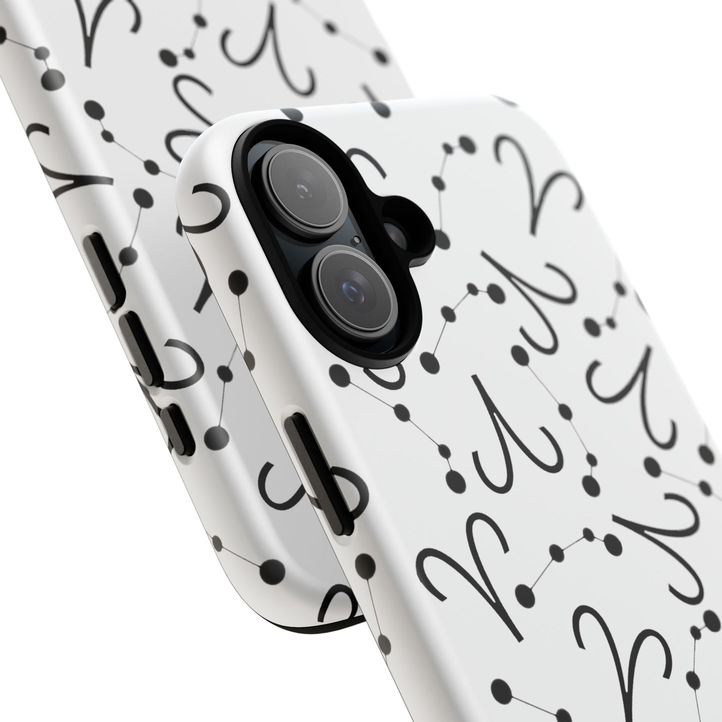 Tough Cases with the Aries Zodiac sign for iPhone, Samsung Galaxy, and Google Pixel devices