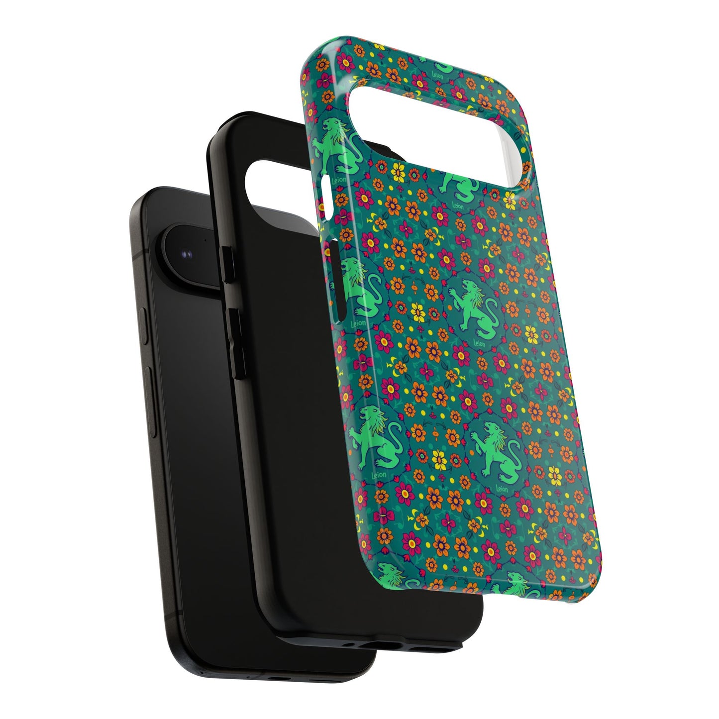 Tough Cases, Leo, Zodiac v3, Flower Pattern