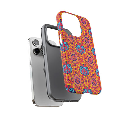 Tough Cases, Pisces, Zodiac v1, Flower Pattern