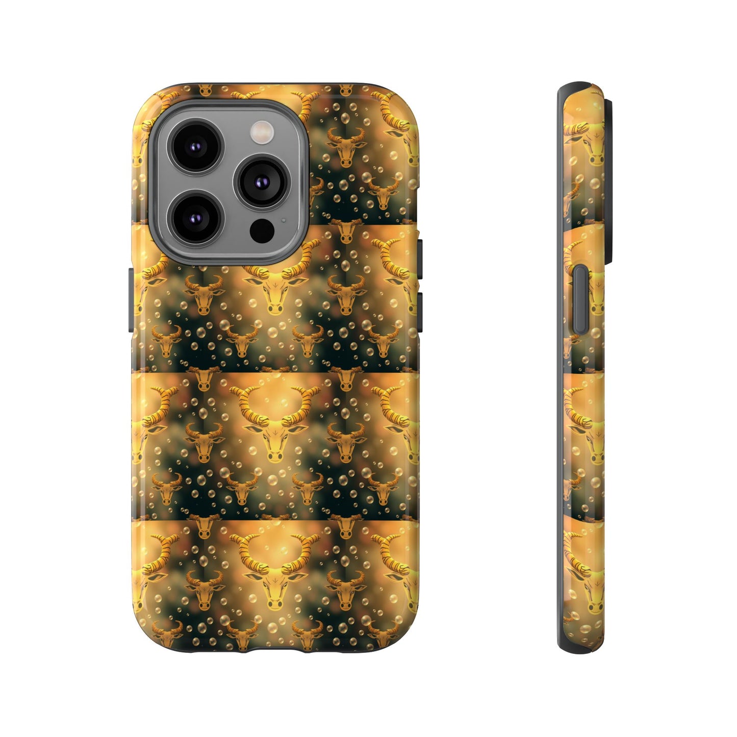 Tough Cases, Taurus, Zodiac v1, Bubble Pattern