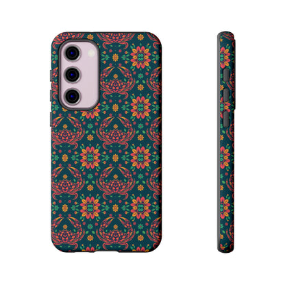 Tough Cases, Cancer, Zodiac v4, Flower Pattern
