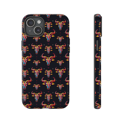 Tough Cases, Taurus, Zodiac, Metal Pattern