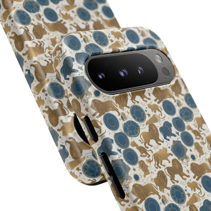 Tough Cases, Leo, Zodiac v2, Metal Pattern