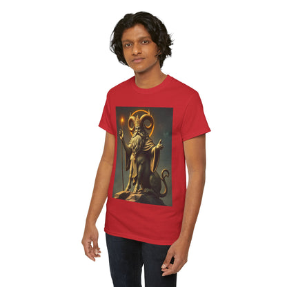 Unisex Heavy Cotton T-Shirt, Taurus God, Zodiac Design