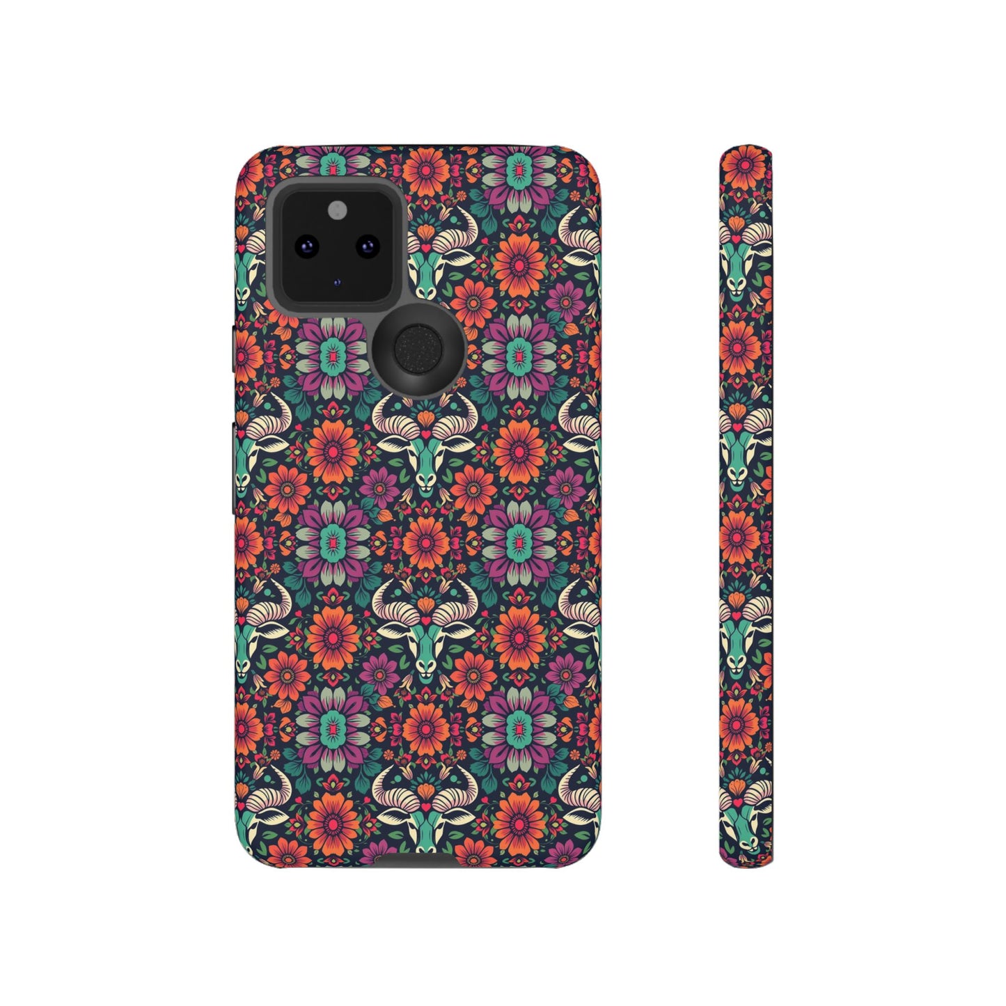 Tough Cases, Taurus, Zodiac v4, Flower Pattern