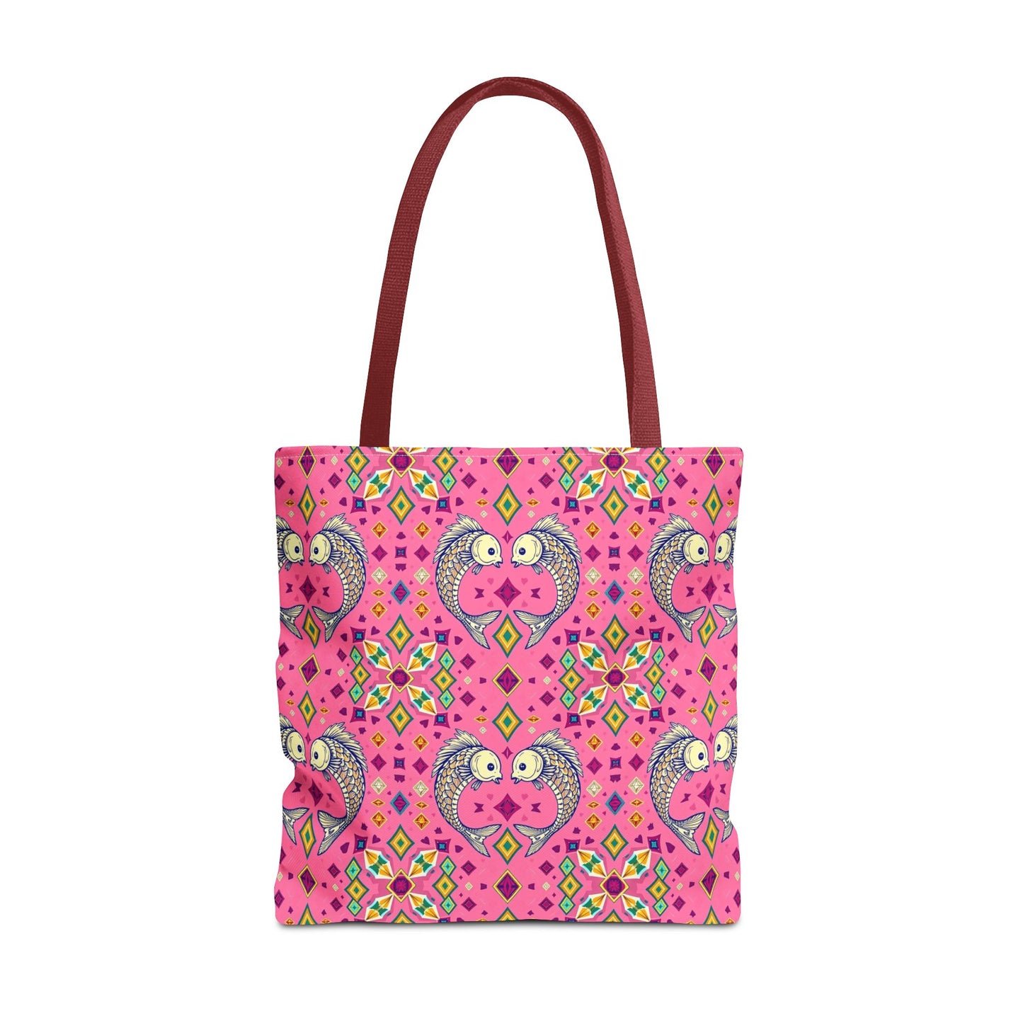 Tote Bag (AOP), Pisces, Zodiac, Jewel Pattern