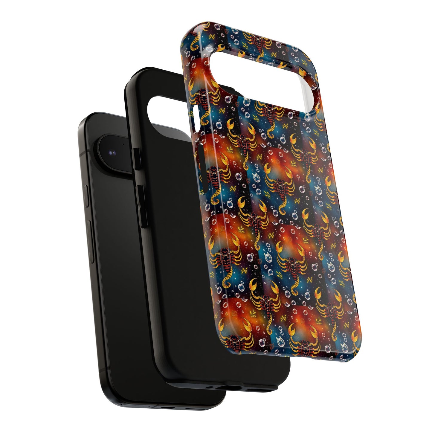 Tough Cases, Scorpio, Zodiac v2, Bubble Pattern
