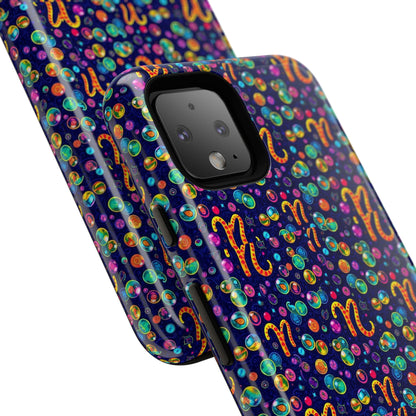 Tough Cases, Aquarius, Zodiac, Bubble Pattern