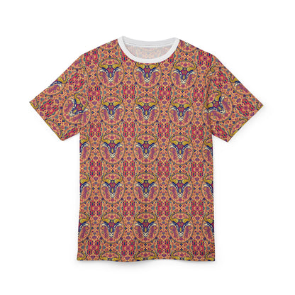 Unisex Cut & Sew T-Shirt, AOP, Taurus, Zodiac v1, Pattern