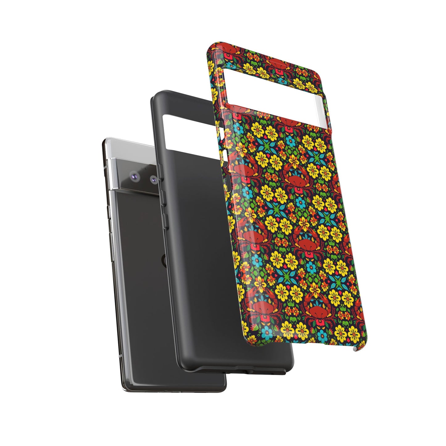 Tough Cases, Cancer, Zodiac v2, Flower Pattern