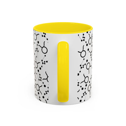 Accent Coffee Mug with the Taurus Zodiac sign (11, 15oz)