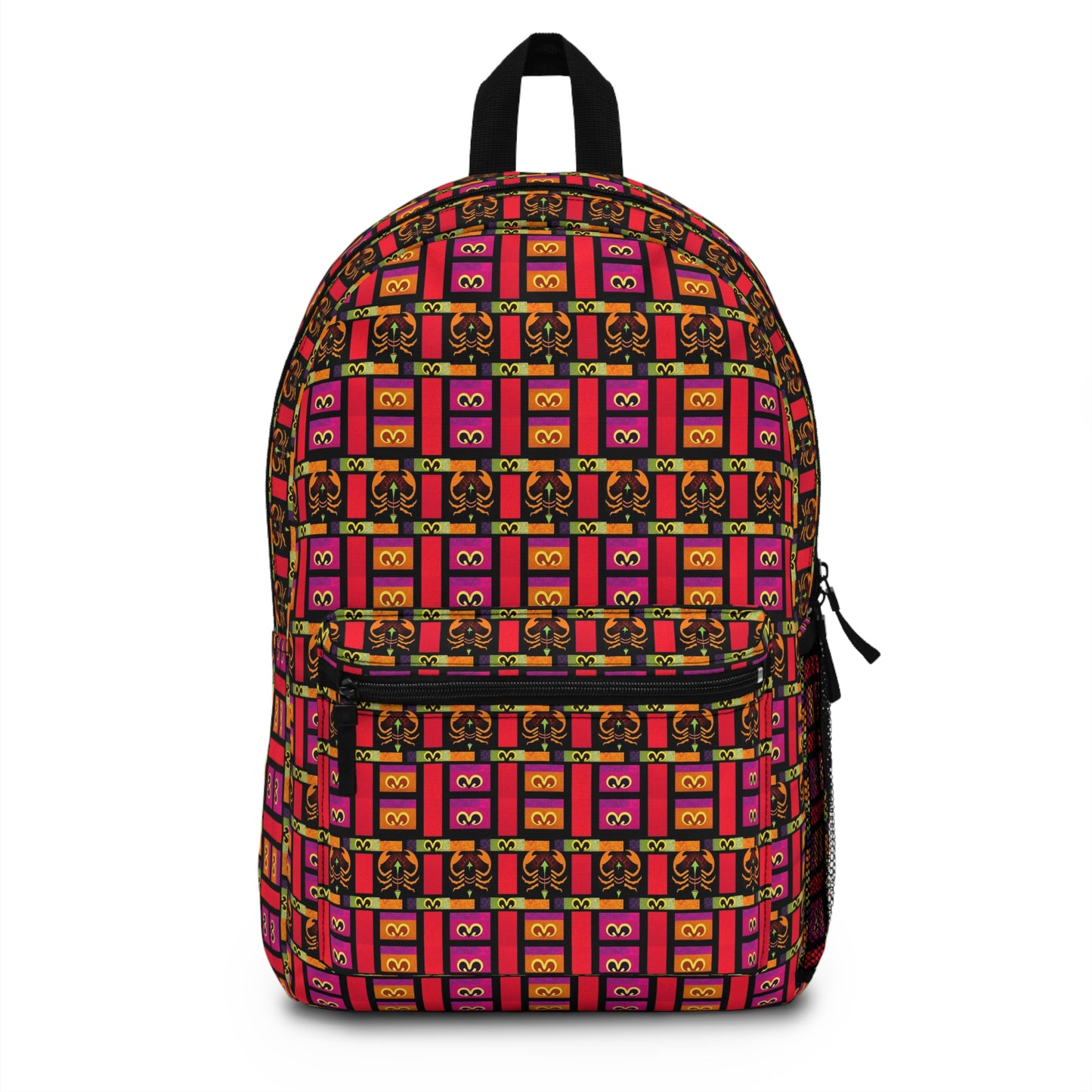 Backpack, Scorpio, Zodiac v1, Shapes Pattern