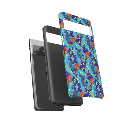 Tough Cases, Pisces, Zodiac v2, Bubble Pattern