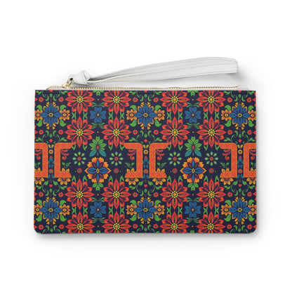 Clutch Bag, Gemini, Zodiac, Flower Pattern