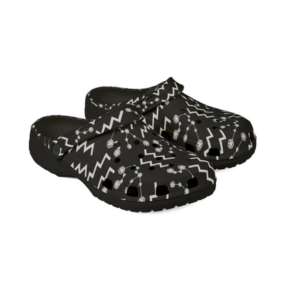 EVA Foam Rubber Shoes (AOP), Material 100% EVA, Aquarius Zodiac Design