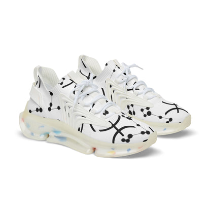 Men's Mesh Sneakers, Pisces Zodiac Sign, all over print