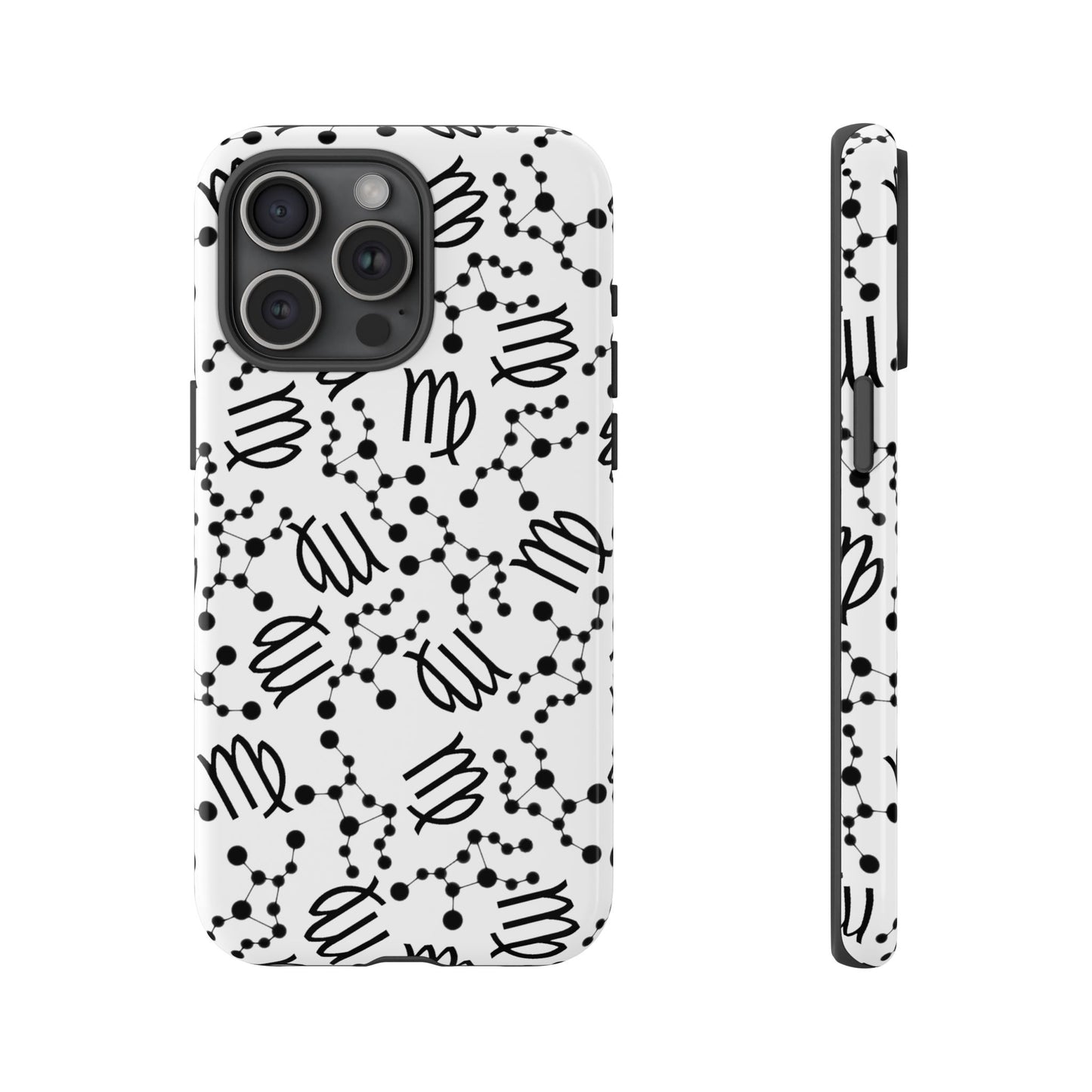 Tough Cases with the Virgo Zodiac sign for iPhone, Samsung Galaxy, and Google Pixel devices