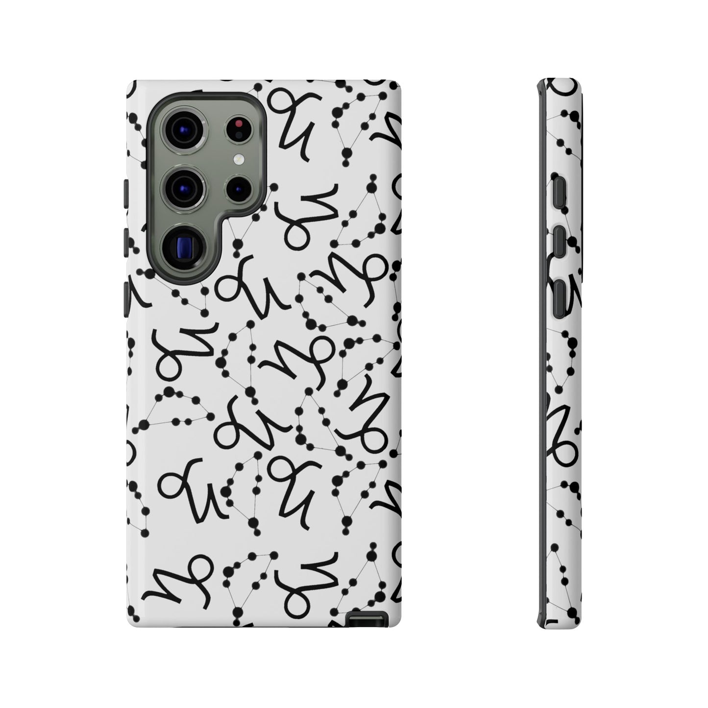 Tough Cases with the Capricorn Zodiac sign for iPhone, Samsung Galaxy, and Google Pixel devices