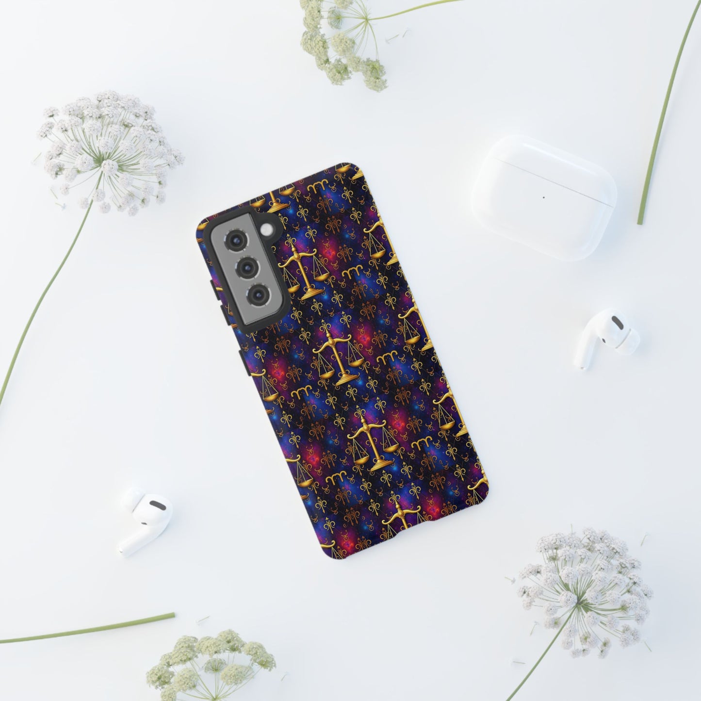 Tough Cases, Libra, Zodiac v2, Metal Pattern