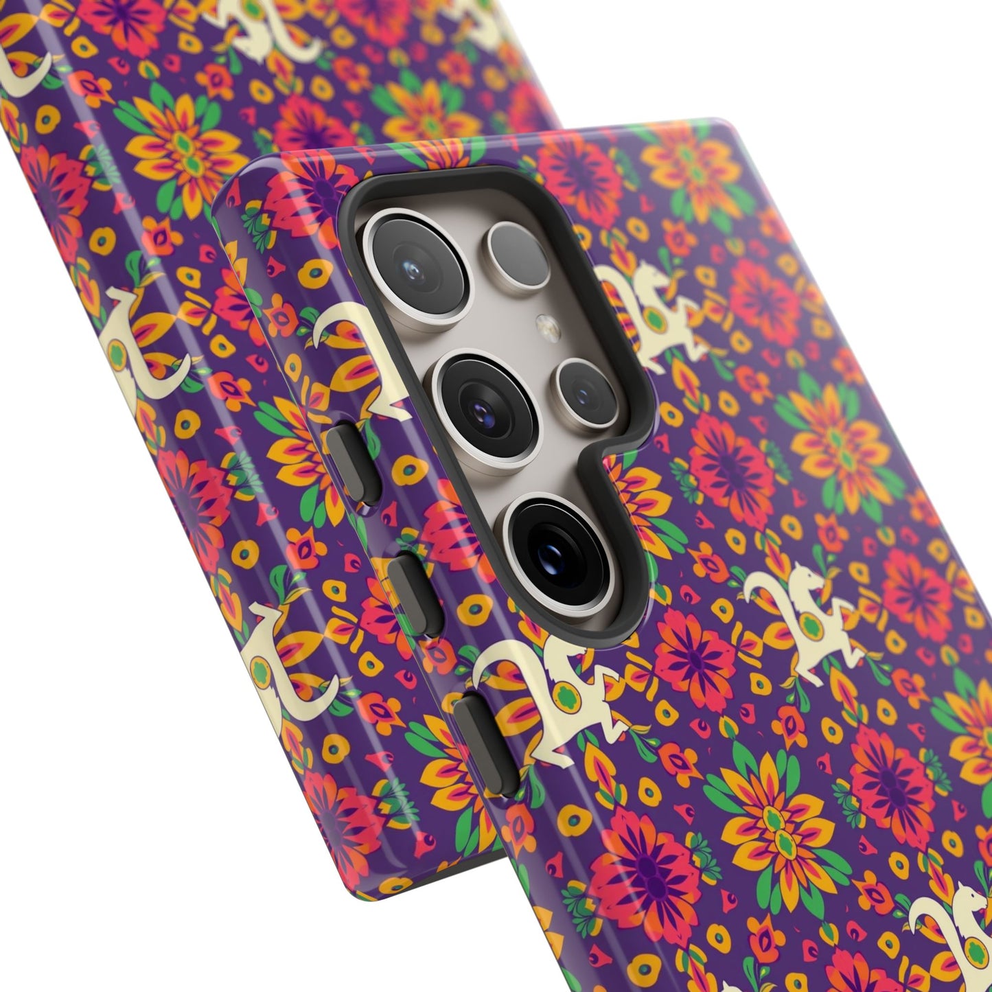 Tough Cases, Aquarius, Zodiac v1, Flower Pattern