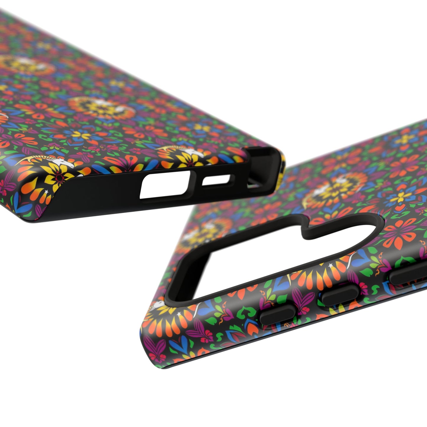 Tough Cases, Capricorn, Zodiac v2, Flower Pattern