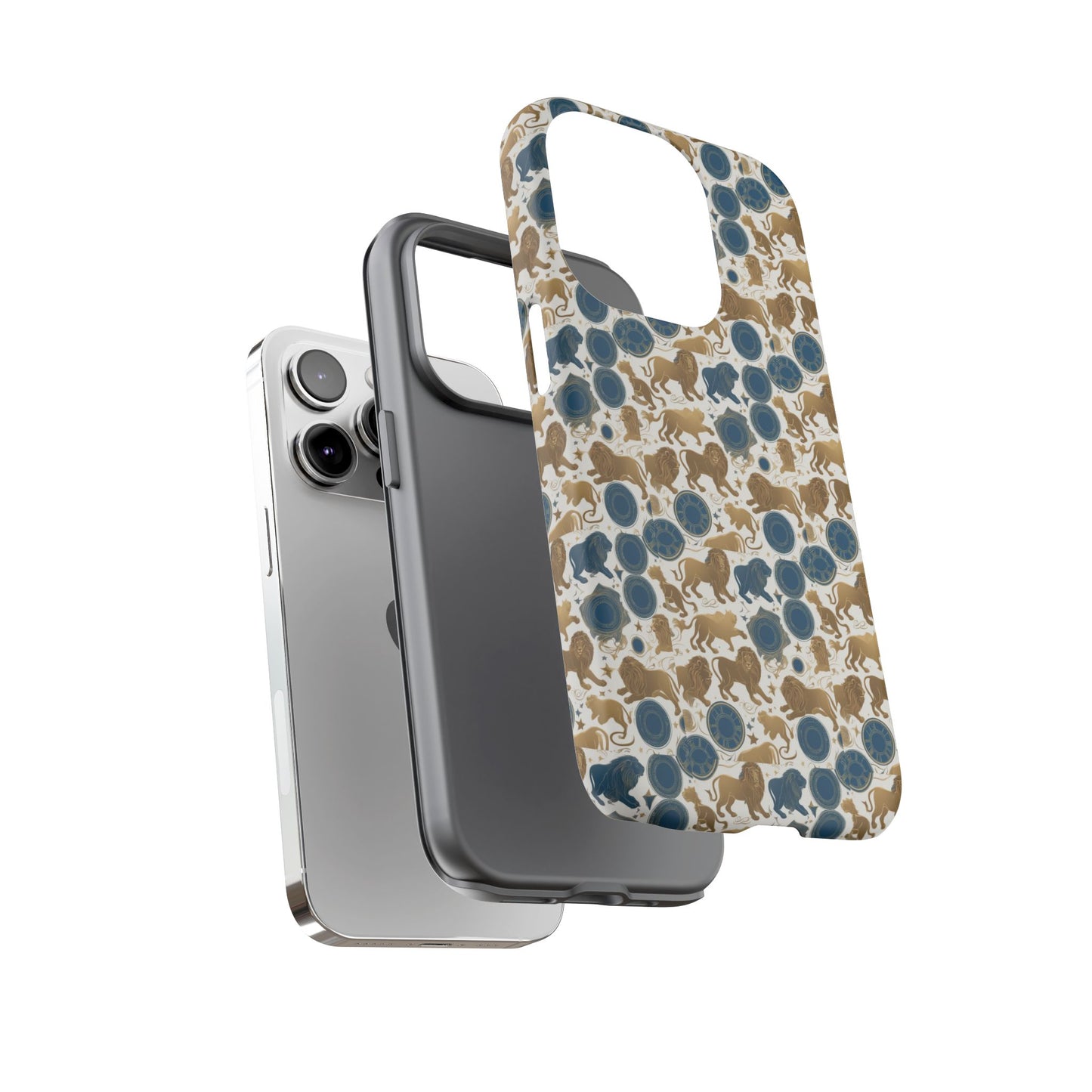 Tough Cases, Leo, Zodiac v2, Metal Pattern