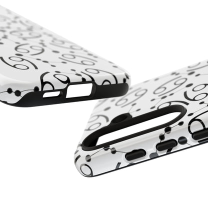 Tough Cases with the Cancer Zodiac sign for iPhone, Samsung Galaxy, and Google Pixel devices